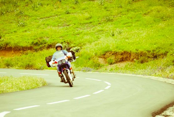 Road trip moto corse