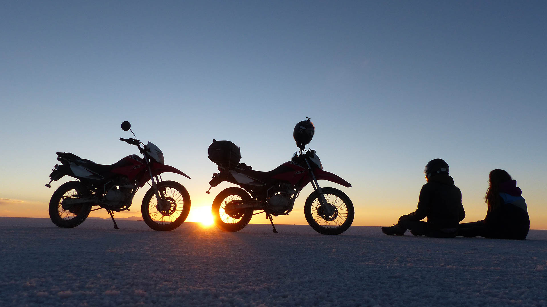 le Salar d'Uyuni à moto