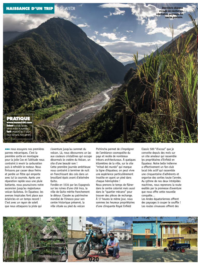 Road Trip Mag #32 Repérage Equateur